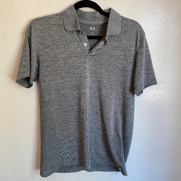 Uniqlo Other - Uniqlo Men's Active Golf Polo Shirt Size Small Gray